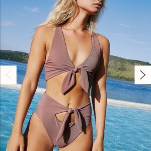 Free People Rib Dallas Swimsuit S/M